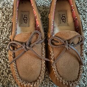UGG Kids Tan Slippers
